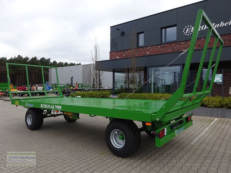 Ballentransportwagen des Typs PRONAR 2-Achs- Ballentransportwagen TO22 / T022, 10,0 to. z.G.G, Ballenwagen, Flachwagen, Neumaschine in Itterbeck (Bild 12)