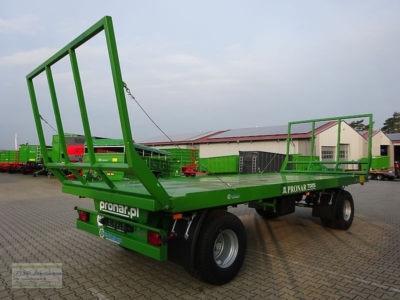 Ballentransportwagen des Typs PRONAR 2-achs Anhänger, Ballenwagen, Strohwagen, TO 25; 12 to, Neumaschine in Itterbeck (Bild 7)