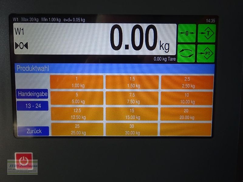 Lagertechnik des Typs EURO-Jabelmann Absackwaage EURO-Waage TW 600 E, Pro Touch, NEU, Neumaschine in Itterbeck (Bild 25)
