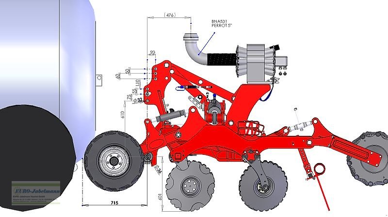 Güllescheibenegge des Typs Unia UNIA Kurzscheibenegge ARES XL A 4,5 H für Gülleausbringung, Neumaschine in Itterbeck (Bild 6)