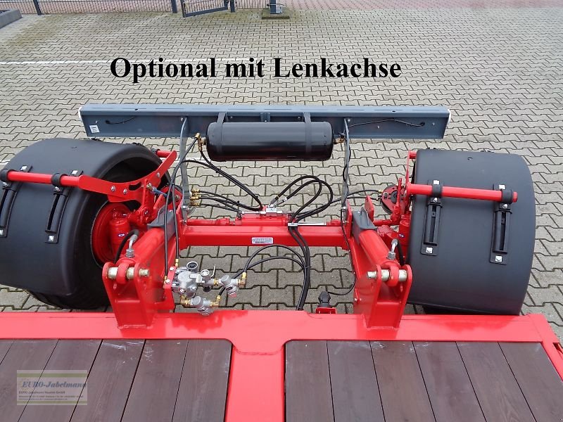 Tieflader des Typs Unia UNIA hydraulisch absenkbare Transportplattform PL - 6, Lenkachse möglich, Neumaschine in Itterbeck (Bild 7)