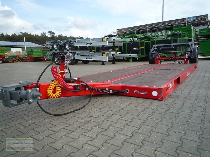 Tieflader des Typs Unia UNIA hydraulisch absenkbare Transportplattform PL - 6, Lenkachse möglich, Neumaschine in Itterbeck (Bild 4)