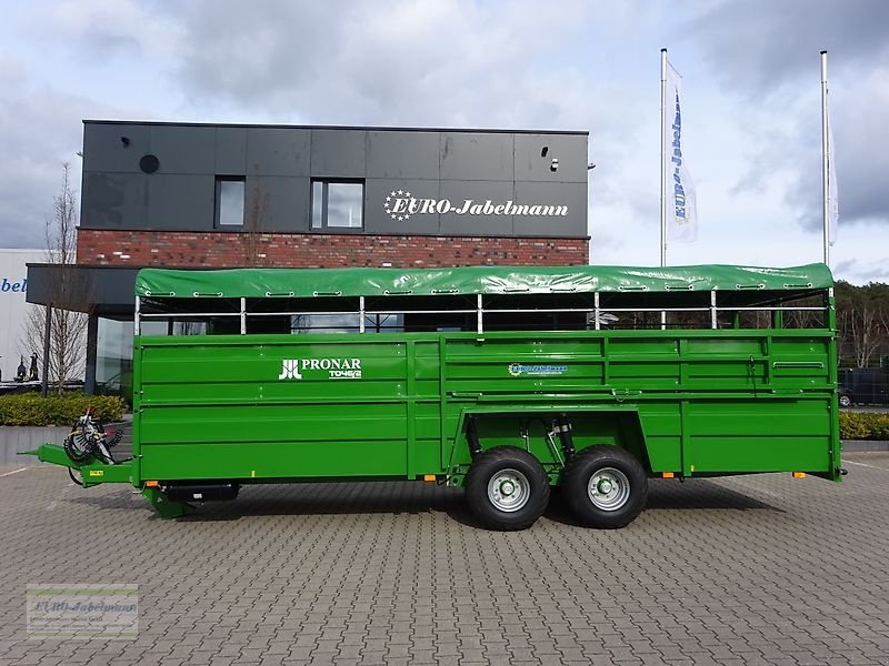 Anhänger des Typs PRONAR Viehtransportanhänger Kurier 46/2, 12 to, absenkbar, NEU, sofort ab Lager, Neumaschine in Itterbeck (Bild 8)