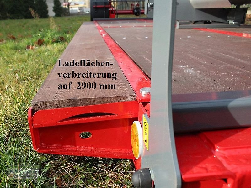 Tieflader des Typs Unia ´ßTransportplattform / Tieflader PL-6, hydr. absenkbar, inkl. Lenkachse, sofort verfügbar, Neumaschine in Itterbeck (Bild 12)