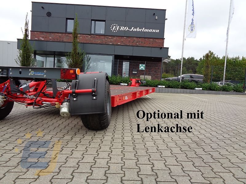 Tieflader des Typs Unia Transportplattform / Tieflader PL-6, hydr. absenkbar, Lenkachse möglich, Neumaschine in Itterbeck (Bild 7)