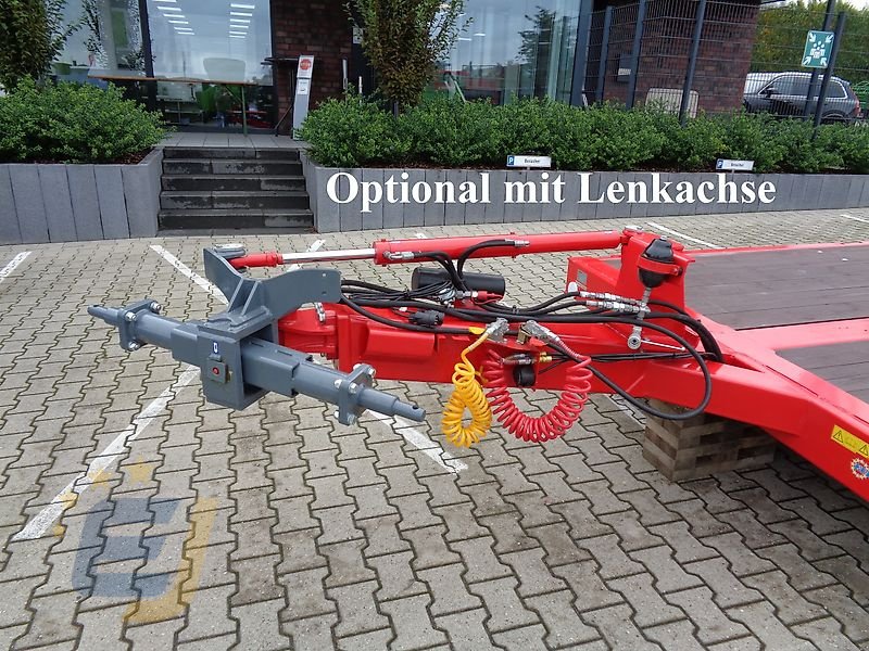 Tieflader des Typs Unia Transportplattform / Tieflader PL-6, hydr. absenkbar, Lenkachse möglich, Neumaschine in Itterbeck (Bild 9)