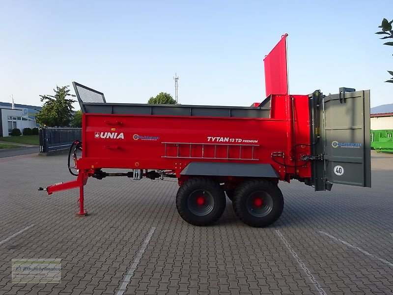 Dungstreuer des Typs Unia Unia Stalldungstreuer, Miststreuer, Tytan 13 TD, Tandem, Neumaschine in Itterbeck (Bild 10)
