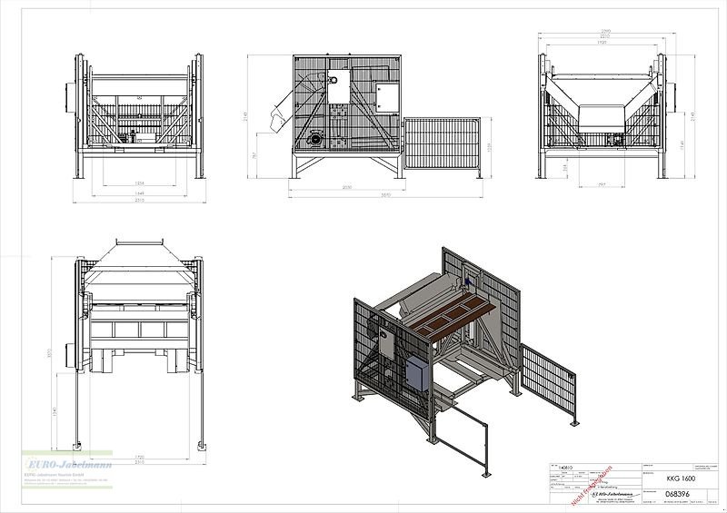 Lagertechnik des Typs EURO-Jabelmann Kistenkippgerät KKG 135 ° (1600), NEU, Neumaschine in Itterbeck (Bild 5)