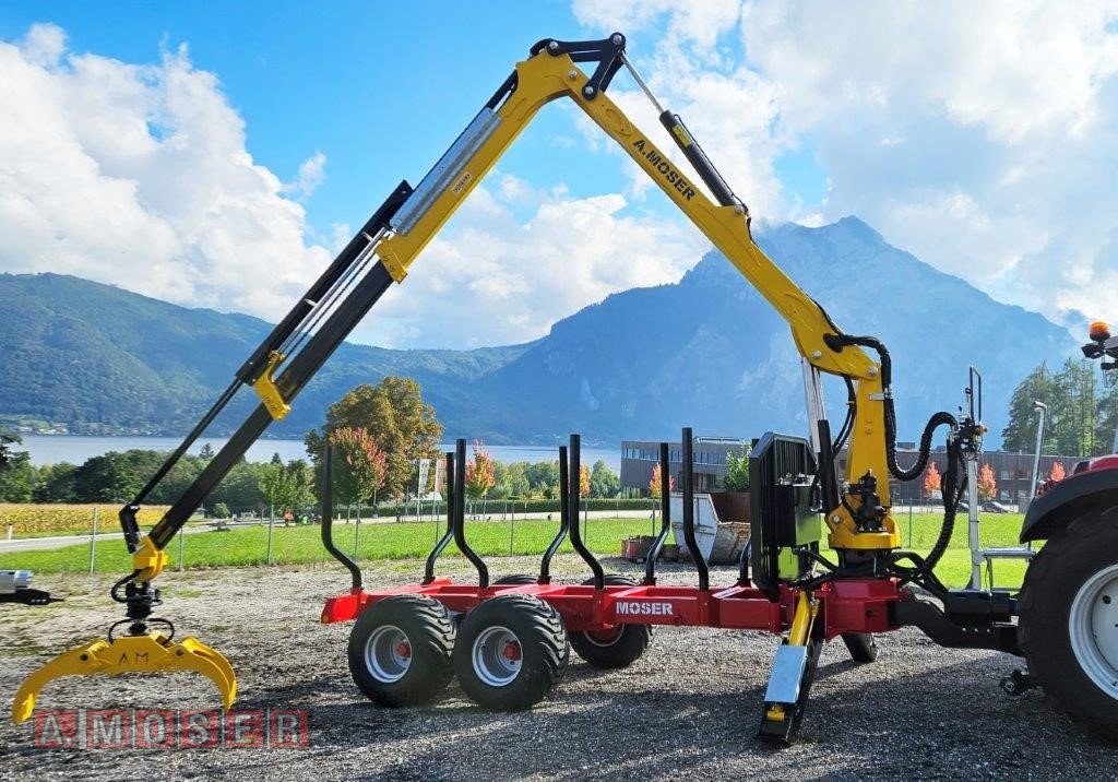 Rückewagen & Rückeanhänger des Typs A. Moser Moser Forstanhänger MHD-11 mit Forstkran MKL-8,7, Neumaschine in Altmünster (Bild 1)