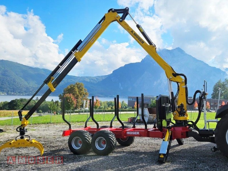 Rückewagen & Rückeanhänger des Typs A. Moser Moser Forstanhänger MHD-11 mit Forstkran MKL-8,7, Neumaschine in Altmünster (Bild 1)