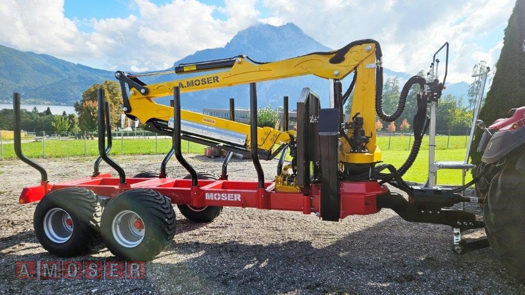 Rückewagen & Rückeanhänger des Typs A. Moser Moser Forstanhänger MHD-11 mit Forstkran MKL-8,7, Neumaschine in Altmünster (Bild 3)
