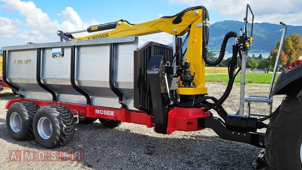 Rückewagen & Rückeanhänger des Typs A. Moser Moser Forstanhänger MHD-11 mit Forstkran MKL-8,7, Neumaschine in Altmünster (Bild 5)