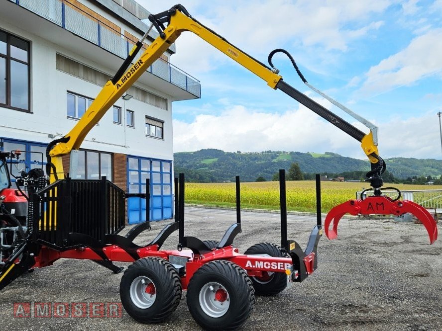 Rückewagen & Rückeanhänger des Typs A. Moser MHL-9 Lenkachse mit MKD-6,9, Neumaschine in Altmünster (Bild 1)