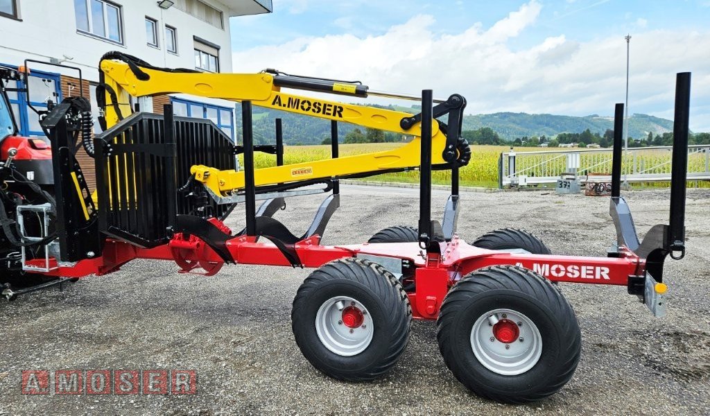 Rückewagen & Rückeanhänger des Typs A. Moser MHL-9 Lenkachse mit MKD-6,9, Neumaschine in Altmünster (Bild 4)