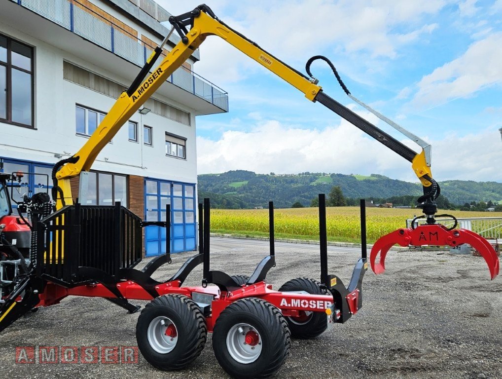 Rückewagen & Rückeanhänger des Typs A. Moser MHL-9 Lenkachse mit MKD-6,9, Neumaschine in Altmünster (Bild 5)