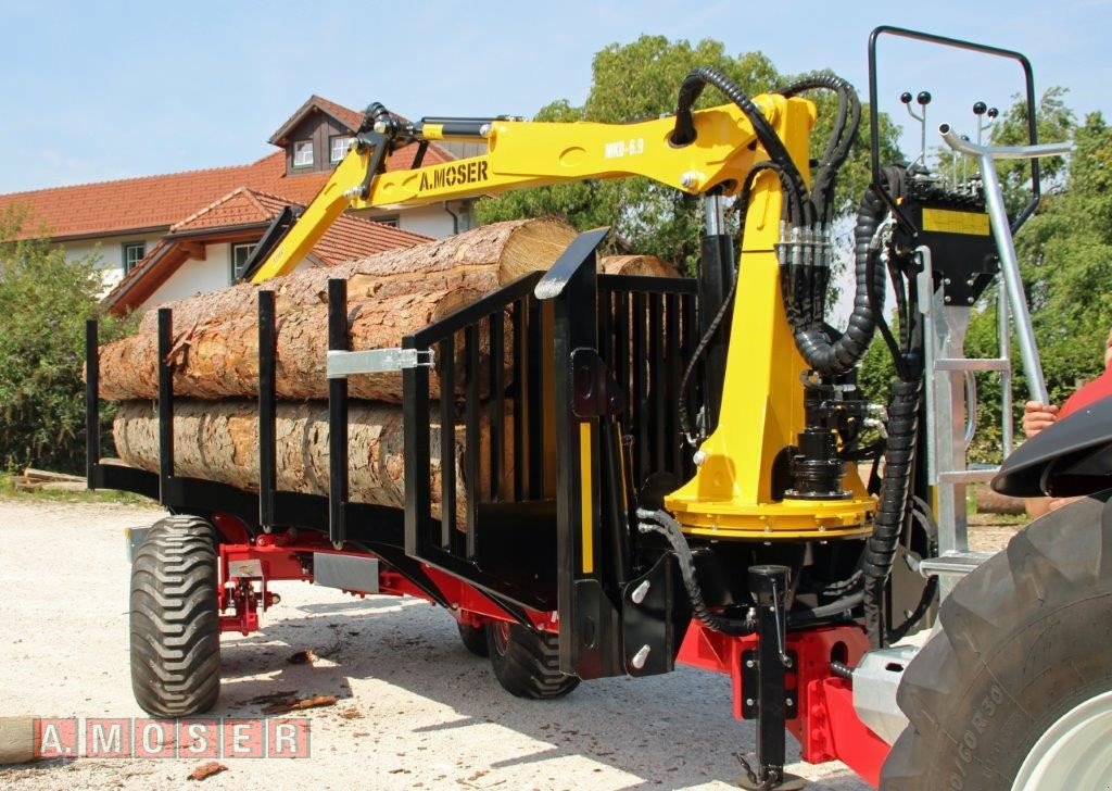 Rückewagen & Rückeanhänger des Typs A. Moser MHL-9 Lenkachse mit MKD-6,9, Neumaschine in Altmünster (Bild 8)