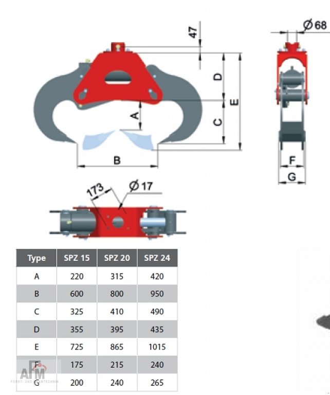 Zubehör des Typs Palfinger FG27, FG37, FG43S; FG31R, Neumaschine in Haibach (Bild 8)