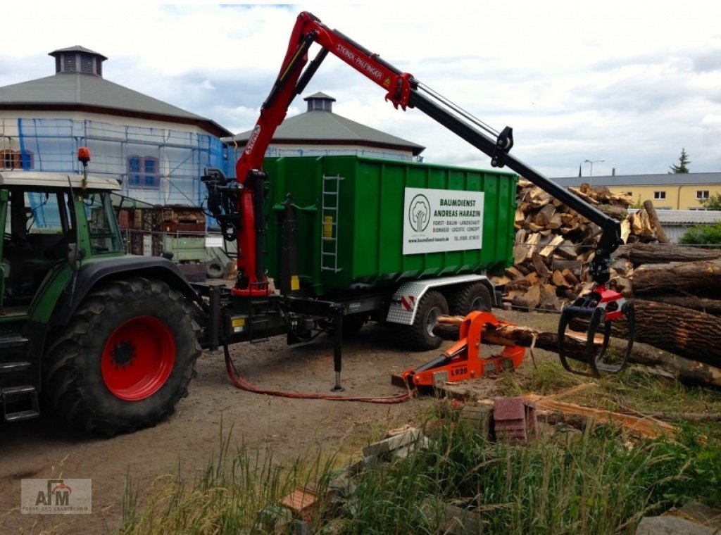 Hakenwagen des Typs Krampe THL mit STEPA-Kran 9,00m, Neumaschine in Bodenwöhr/ Taxöldern (Bild 12)