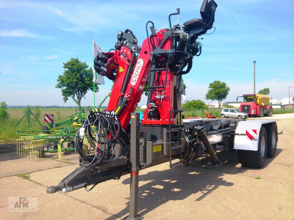 Hakenwagen des Typs Krampe THL mit STEPA-Kran 9,00m, Neumaschine in Bodenwöhr/ Taxöldern (Bild 4)