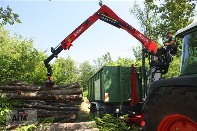 Hakenwagen des Typs Krampe THL mit STEPA-Kran 9,00m, Neumaschine in Bodenwöhr/ Taxöldern (Bild 13)