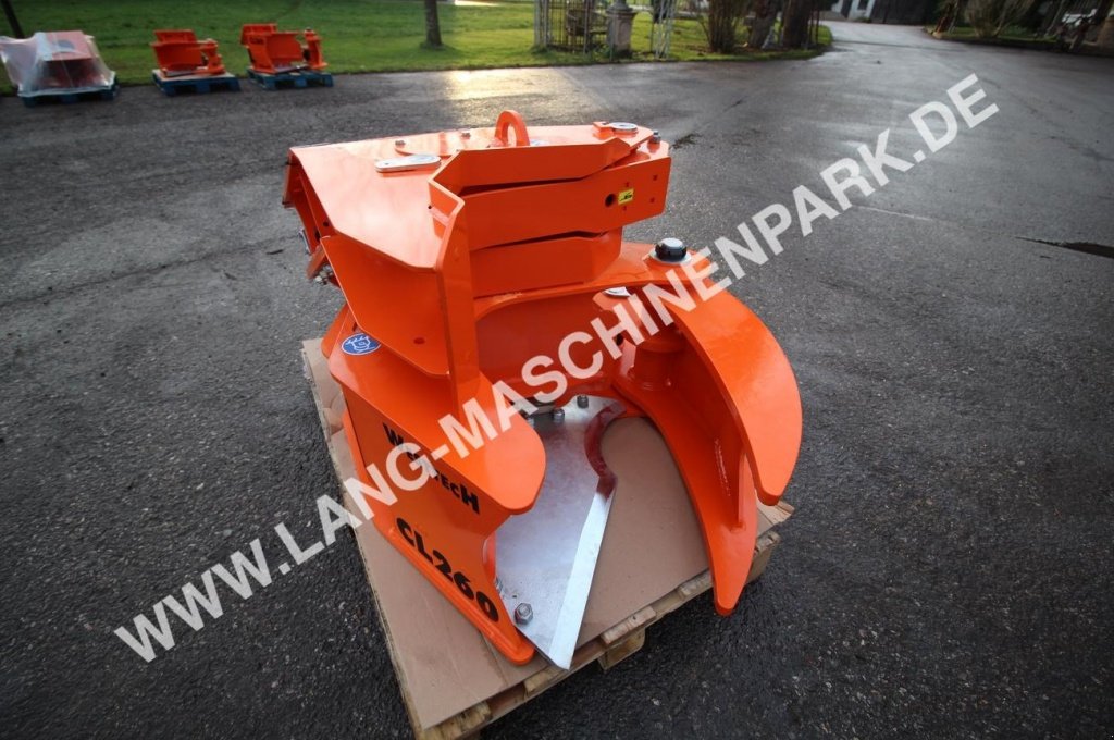 Astschere des Typs westtech CL 260 mit Sammler Fällgreifer, Neumaschine in Petting (Bild 1)