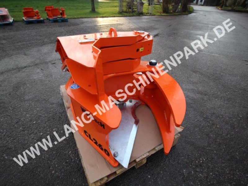 Astschere des Typs westtech CL 260 mit Sammler Fällgreifer, Neumaschine in Petting (Bild 1)