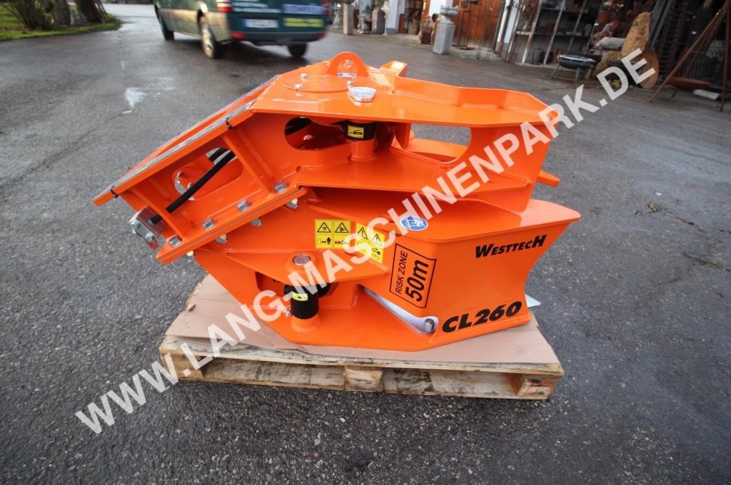 Astschere des Typs westtech CL 260 mit Sammler Fällgreifer, Neumaschine in Petting (Bild 5)